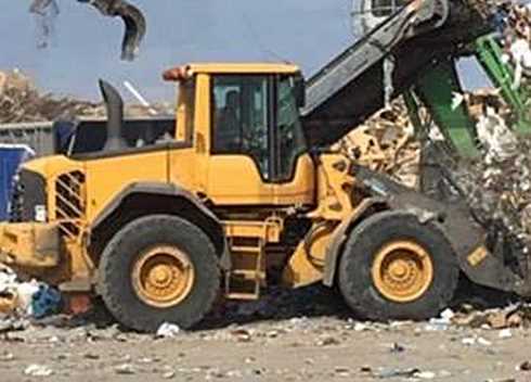 Gul hjullastare Volvo L90F stulen i Timrå norr om Sundsvall
